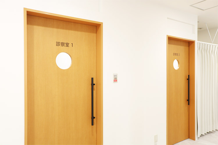 ２つの診察室をご用意